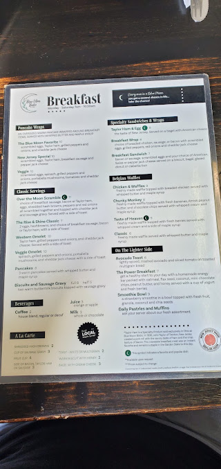 Menu Blue Moon Bistro - 9