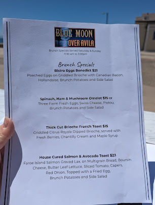 Menu Blue Moon Over Avila - 5