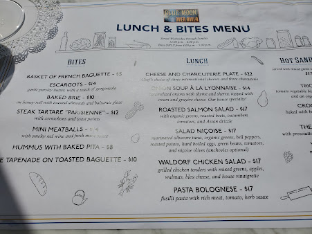 Menu Blue Moon Over Avila - 7
