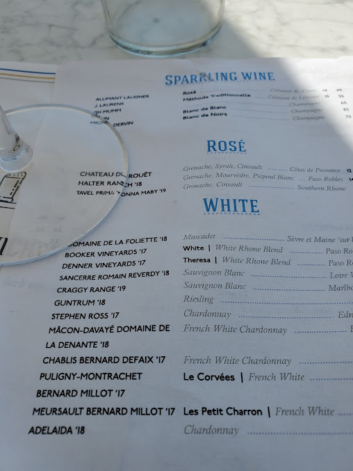 Menu Blue Moon Over Avila - 8
