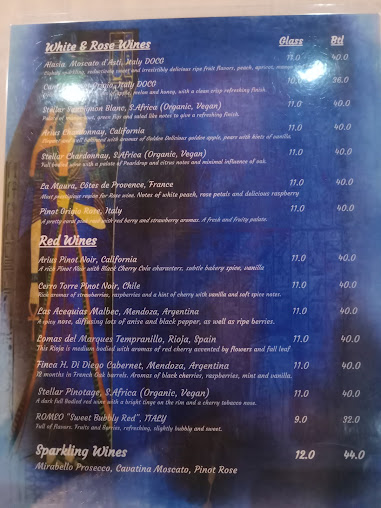 Menu Blue Nile - 6