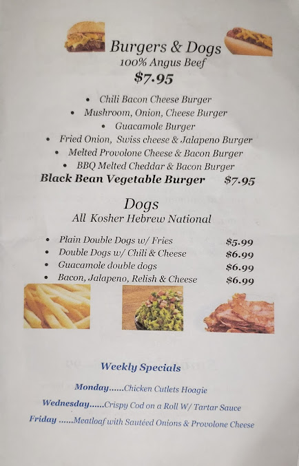 Menu Blue Ridge Deli Cafe - 0