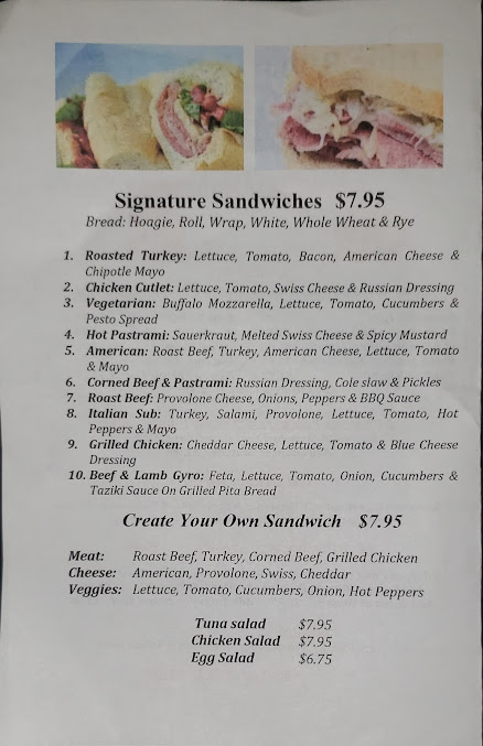 Menu Blue Ridge Deli Cafe - 2