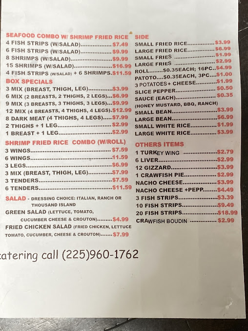 Menu Blue Store Chicken - 2