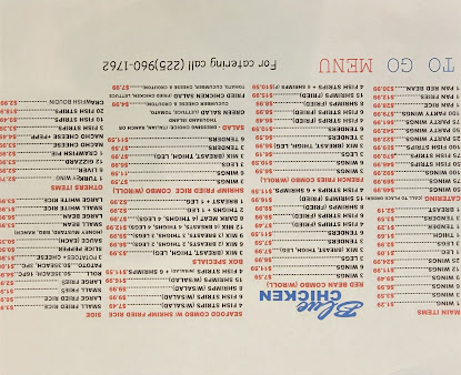 Menu Blue Store Chicken - 7