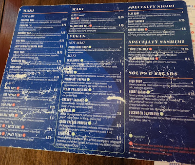 Menu Blue Sushi Sake Grill - 0