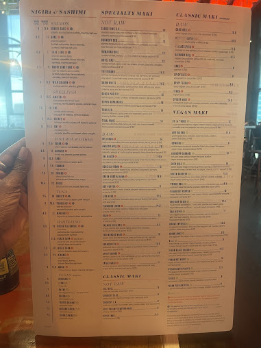 Menu Blue Sushi Sake Grill - 4