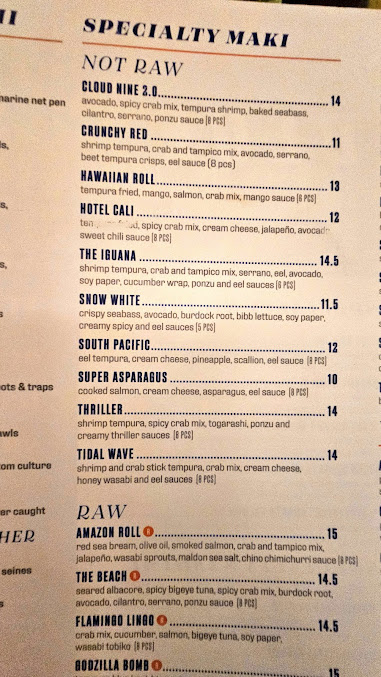 Menu Blue Sushi Sake Grill - 5
