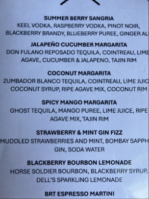 Menu Bluefish River Tavern - 1
