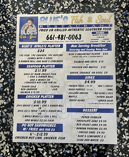 Menu Blues Fish Soul - 1