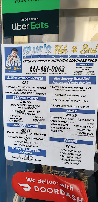 Menu Blues Fish Soul - 3