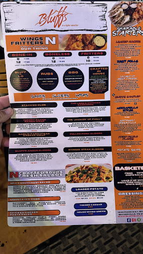 Menu Bluffs Grill And Tap - 3