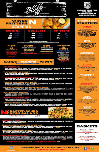 Menu Bluffs Grill And Tap - 4