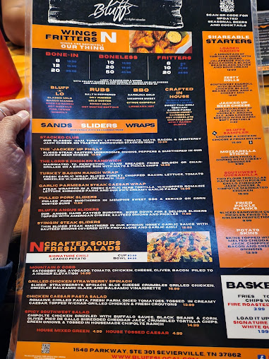 Menu Bluffs Grill And Tap - 6