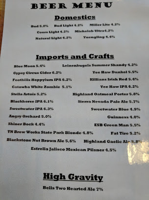 Menu Bluffs Grill And Tap - 9