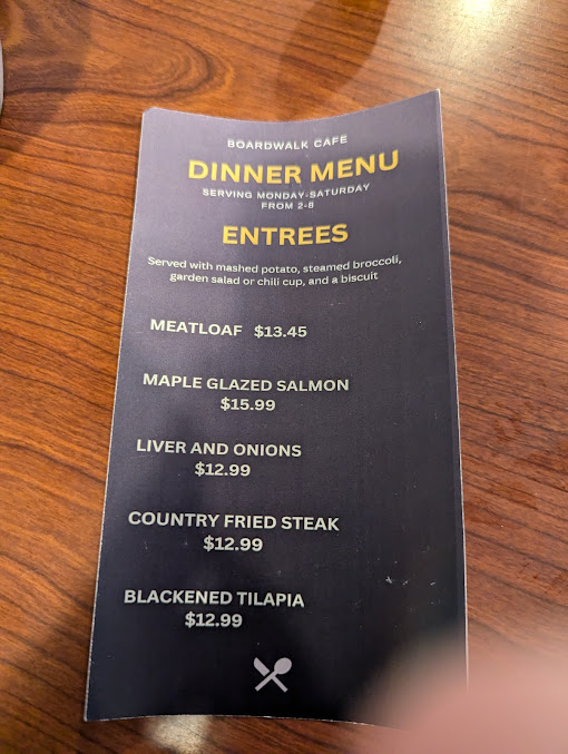 Menu Boardwalk Cafe - 3