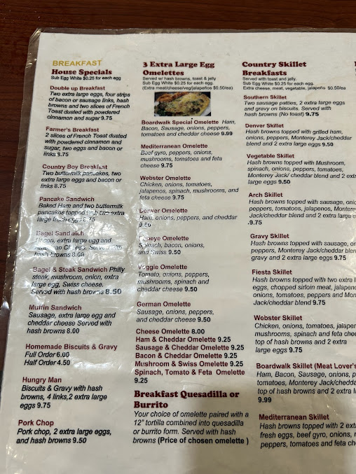 Menu Boardwalk Cafe - 5
