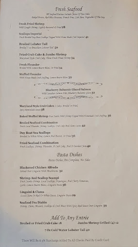 Menu Boathouse Restaurant - 2