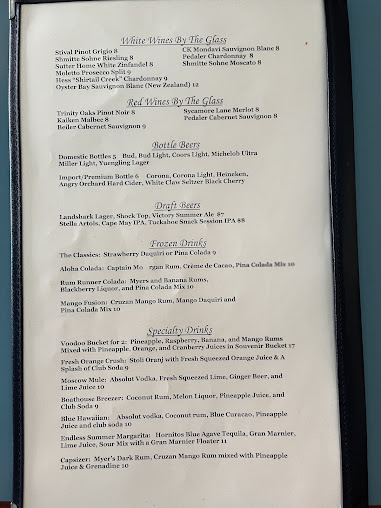 Menu Boathouse Restaurant - 3