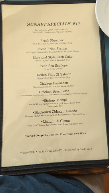 Menu Boathouse Restaurant - 6