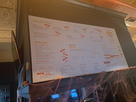 Menu Bob’s Pizza - 1