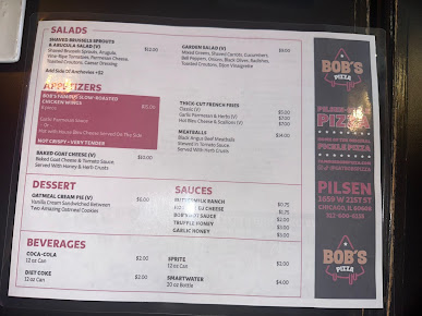 Menu Bob’s Pizza - 6