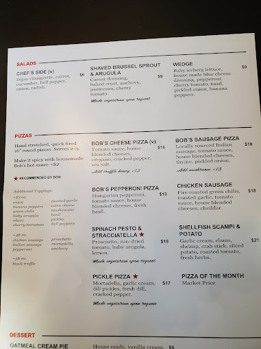 Menu Bob’s Pizza - 7