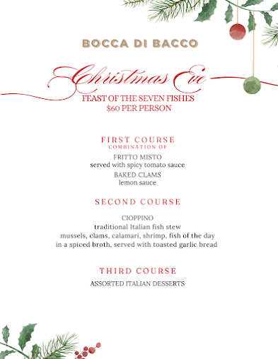 Menu Bocca Di Bacco Theater District - 4