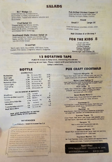Menu Bocellis Italian Eatery - 0
