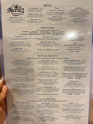 Menu Bocellis Italian Eatery - 2