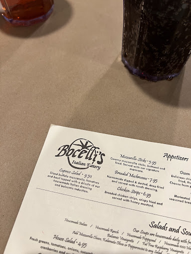 Menu Bocellis Italian Eatery - 9
