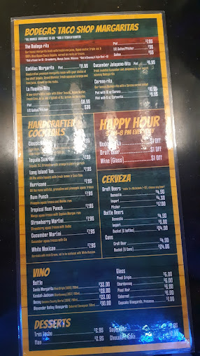Menu Bodegas Taco Shop - 7