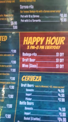 Menu Bodegas Taco Shop - 9