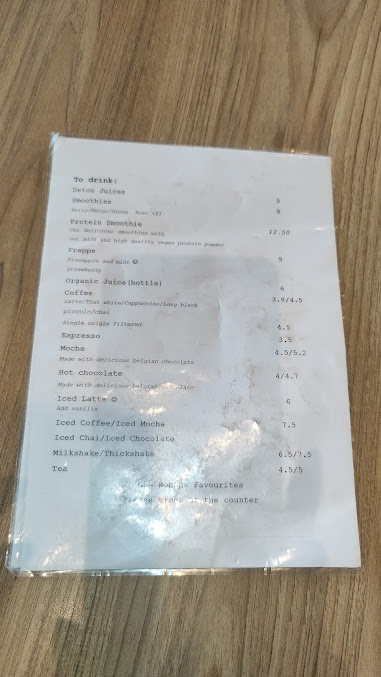 Menu Bohäus Cafe - 1