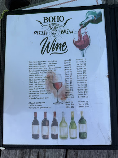 Menu Boho Pizza And Brew - 4