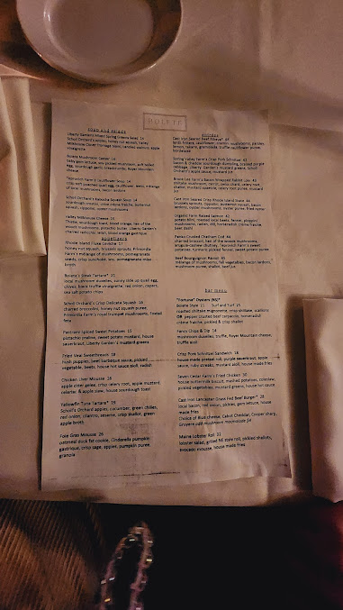 Menu Bolete - 1