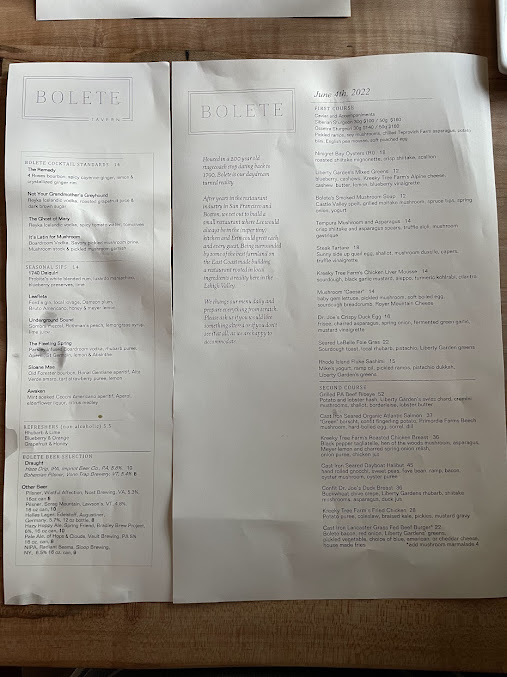 Menu Bolete - 4