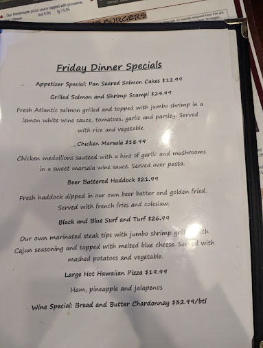 Menu Bolton Street Tavern - 9