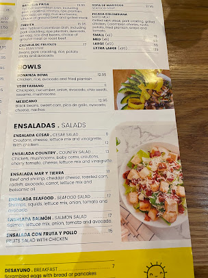 Menu Bonanza Colombian Delights - 7