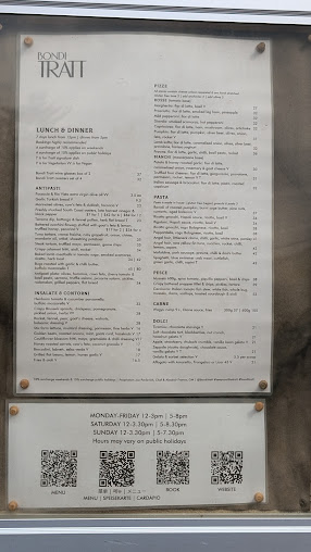 Menu Bondi Trattoria - 0