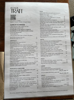 Menu Bondi Trattoria - 2