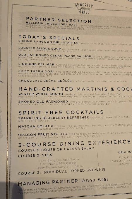 Menu Bonefish Grill - 8