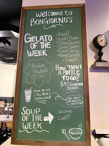 Menu Bongiornos Cucina Italiana Pizzeria - 1