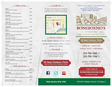 Menu Bongiornos Cucina Italiana Pizzeria - 2