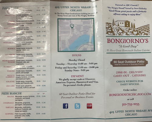 Menu Bongiornos Cucina Italiana Pizzeria - 5