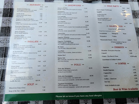 Menu Bongiornos Cucina Italiana Pizzeria - 6