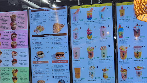 Menu Bora Bora Smoothie Cafe Latham Albany - 7