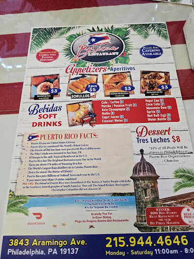 Menu Boricua Restaurant 2 - 4