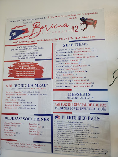 Menu Boricua Restaurant 2 - 5