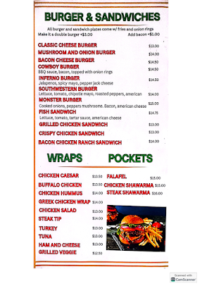 Menu Boston Kitchen Pizza - 1